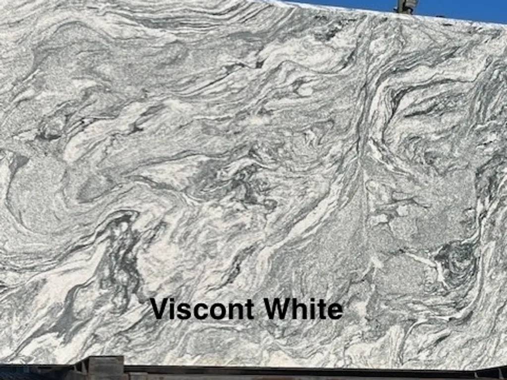 Textured Viscont White stone surface