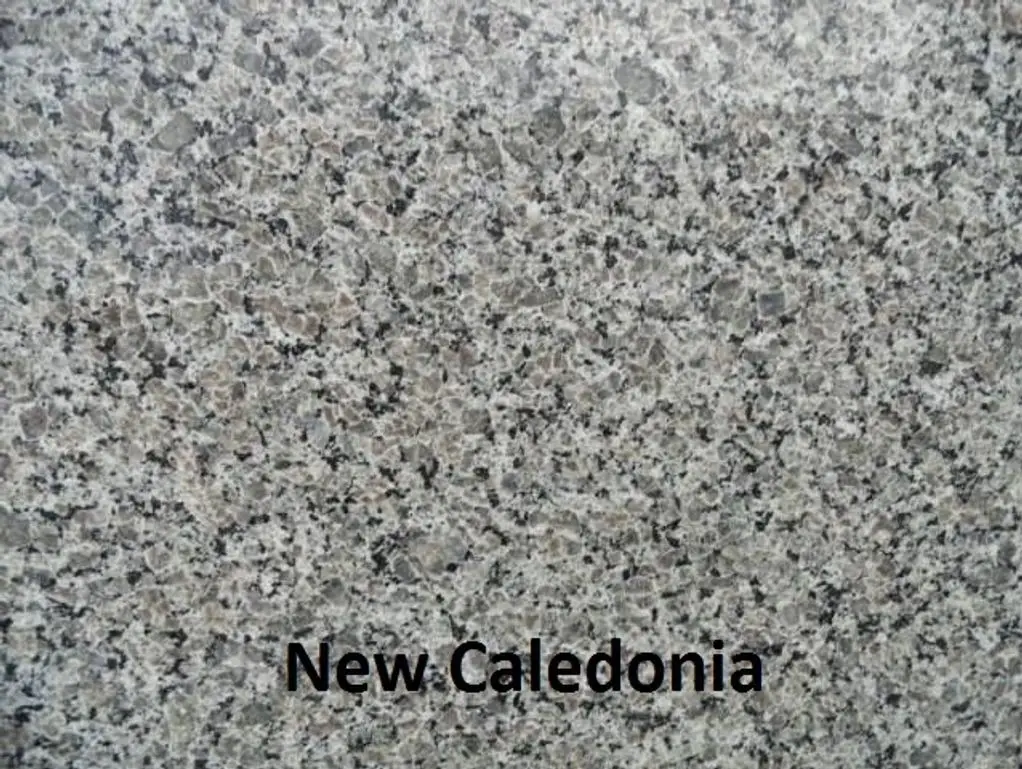 Granite surface labeled New Caledonia