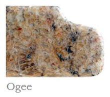 Granite with ogee edge profile