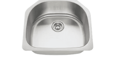 Modern square kitchen sink